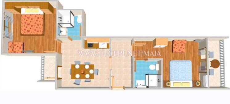 טוצפי Apartments Maja מראה חיצוני תמונה